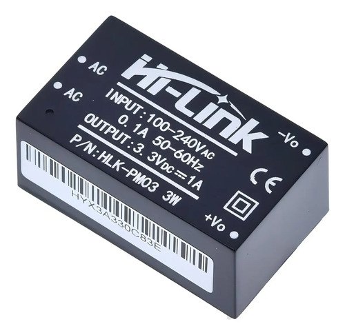 Kit com 5 unidades - Kit 5 Mini fonte Chaveada Hi-link HLK-PM01 5 V / 3 W