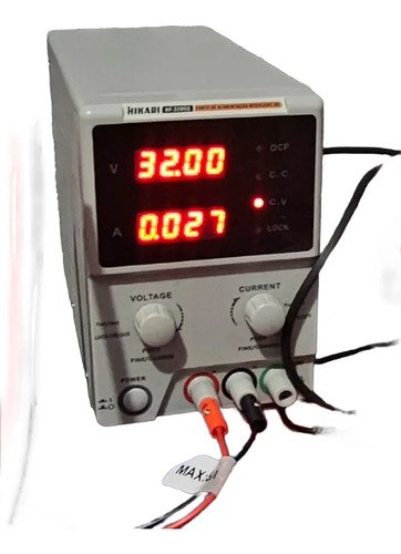 Fonte de Alimentação DC Hikari Hf-3205s 32 V/5 A P/bancadas