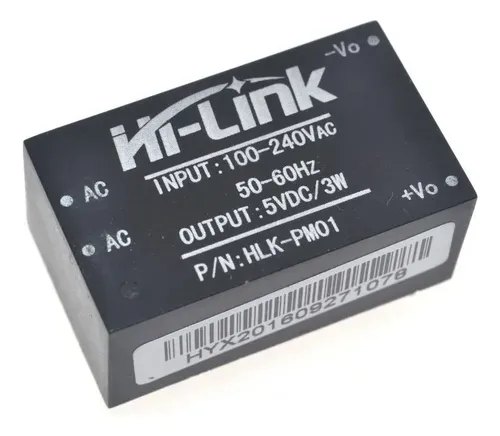 Unidade - Mini fonte Chaveada Hi-link HLK-PM01 5 V / 3 W